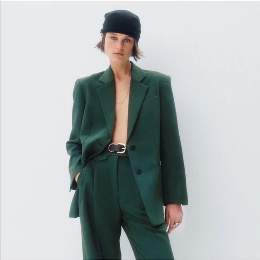 SHONA JOY IRENA OVERSIZED TAILORED BLAZER - ROSEMARY